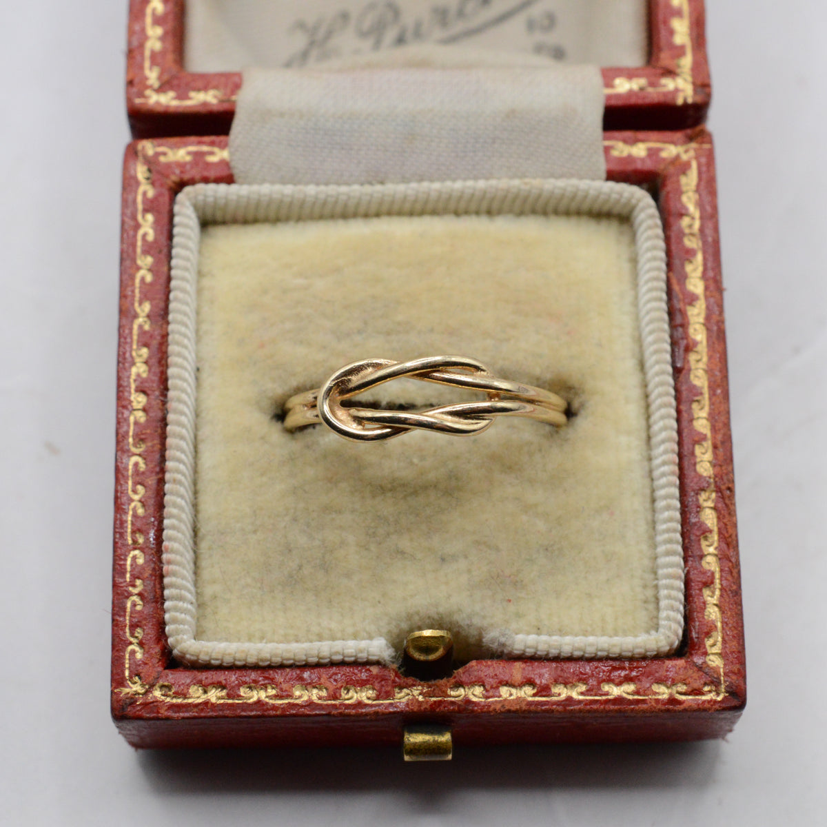 1970s Vintage 9ct Gold Minimalist Knot Ring