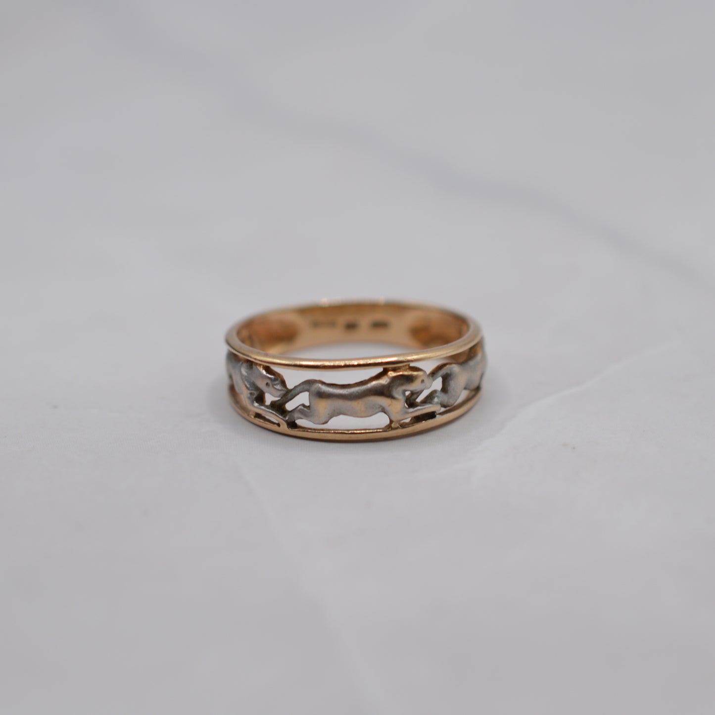 9ct Gold Panther Band Ring