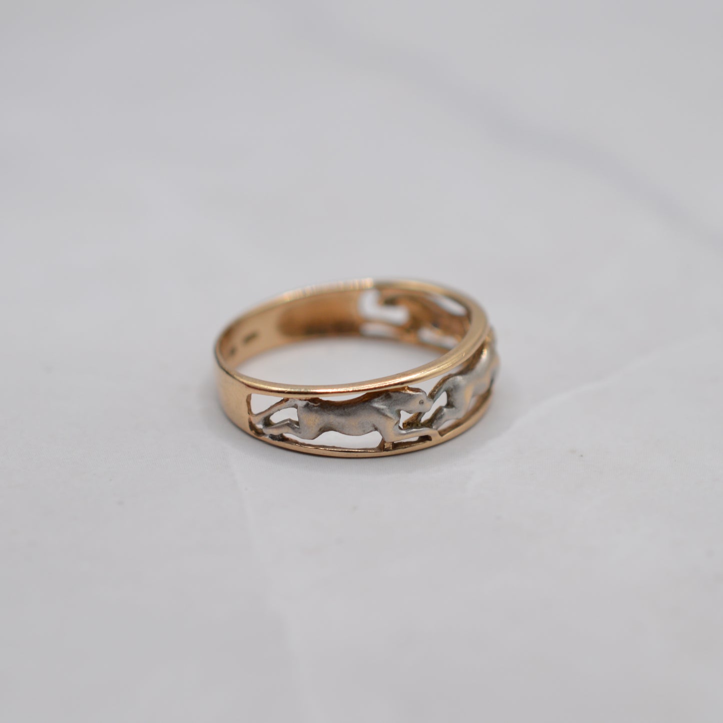 9ct Gold Panther Band Ring