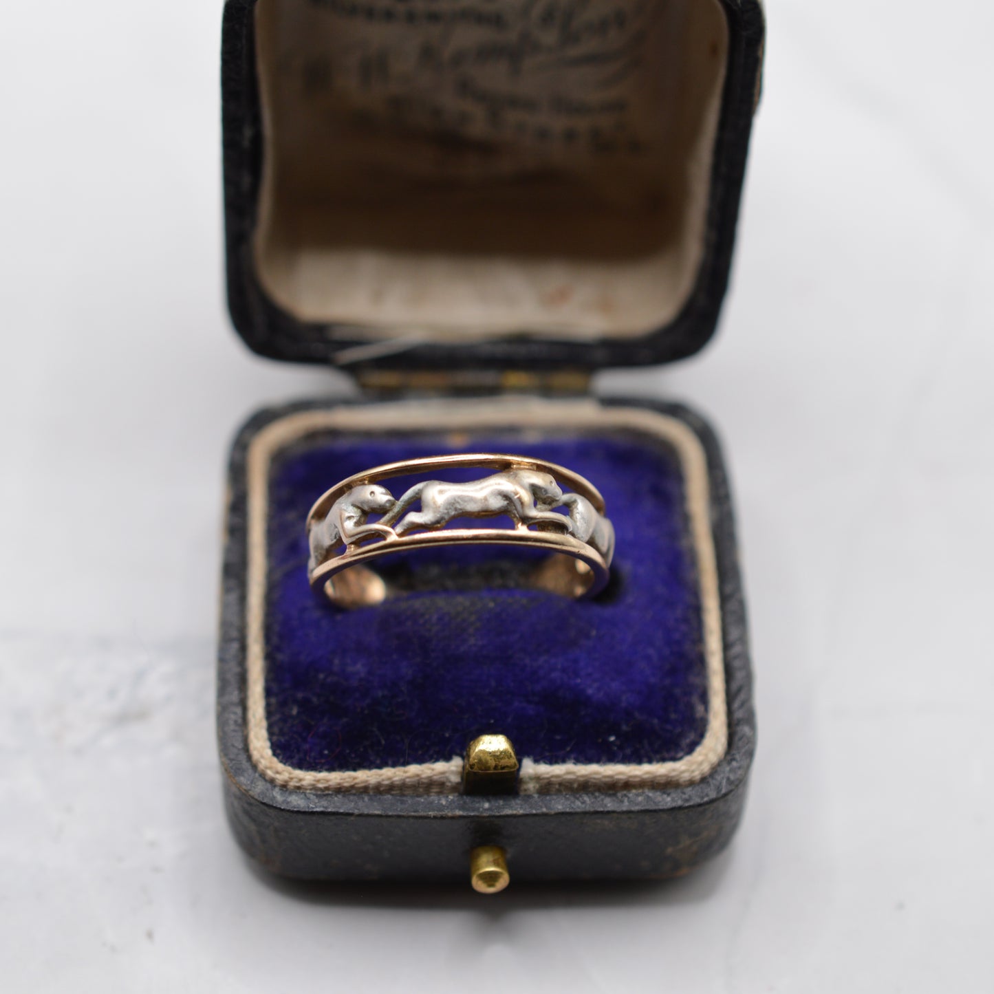 9ct Gold Panther Band Ring