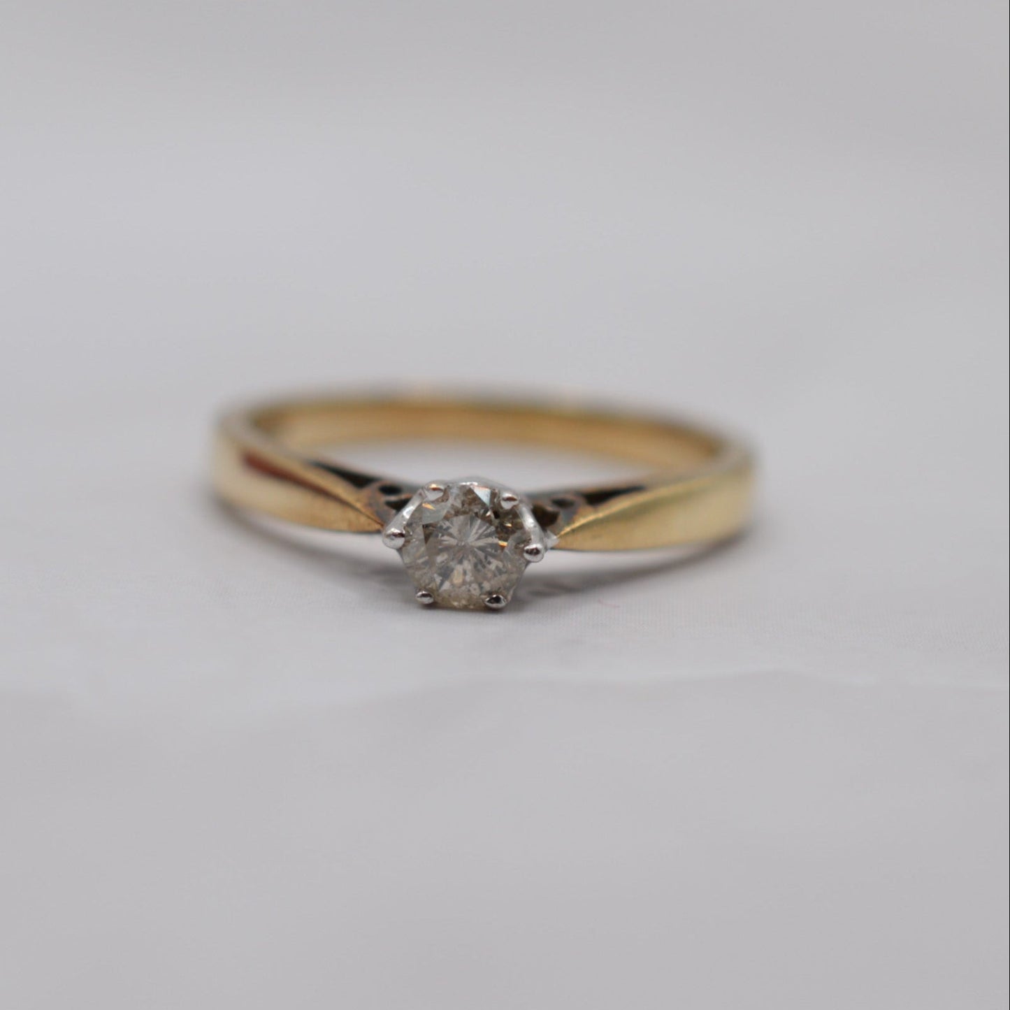 9ct Gold 0.25ct Diamond Solitaire Ring