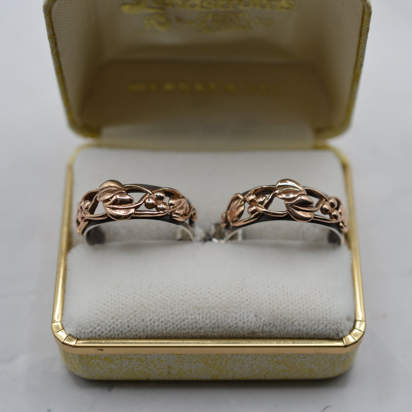 1990s Clogau 9ct Gold & Silver Tree of Life Half-Hoop Earrings