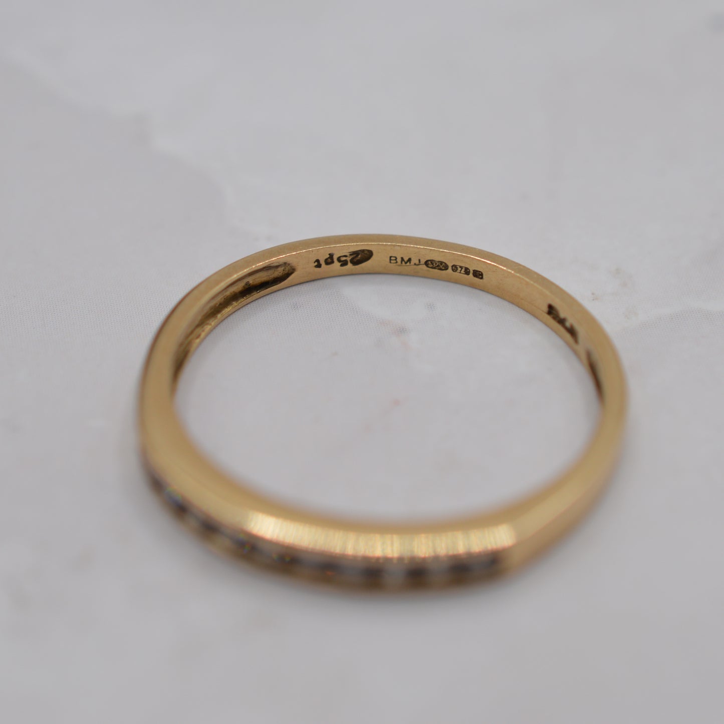 9ct Gold 0.25ct Diamond Half-Eternity Ring