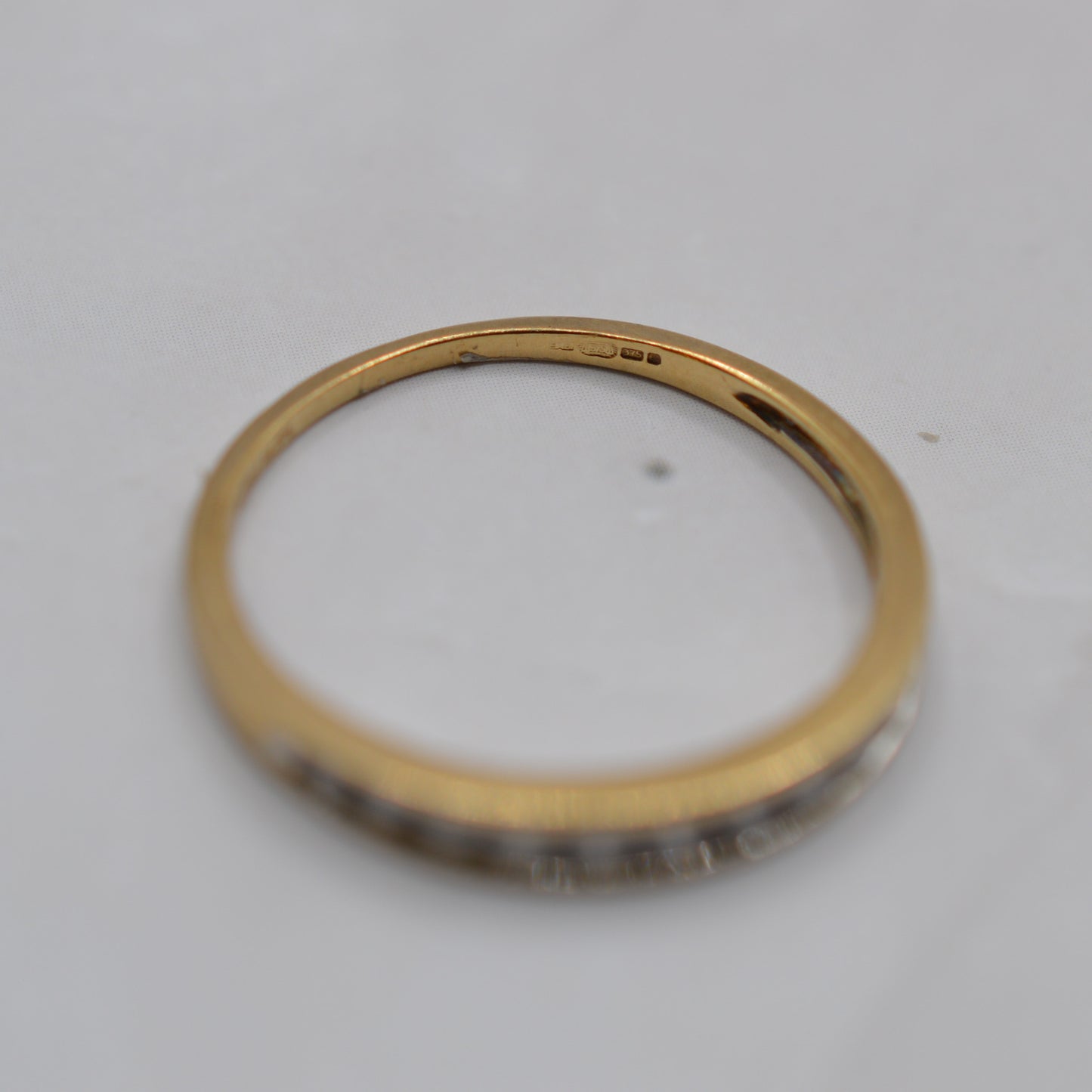 9ct Gold 0.25ct Diamond Half-Eternity Ring