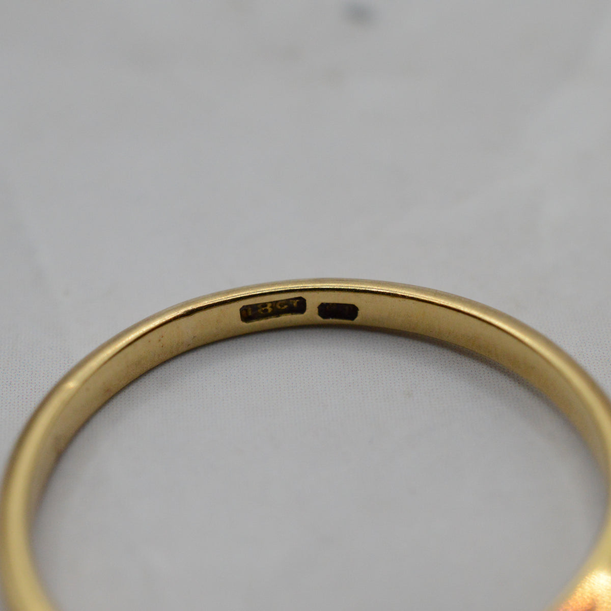 Antique 18ct Gold Sapphire & Diamond Ring