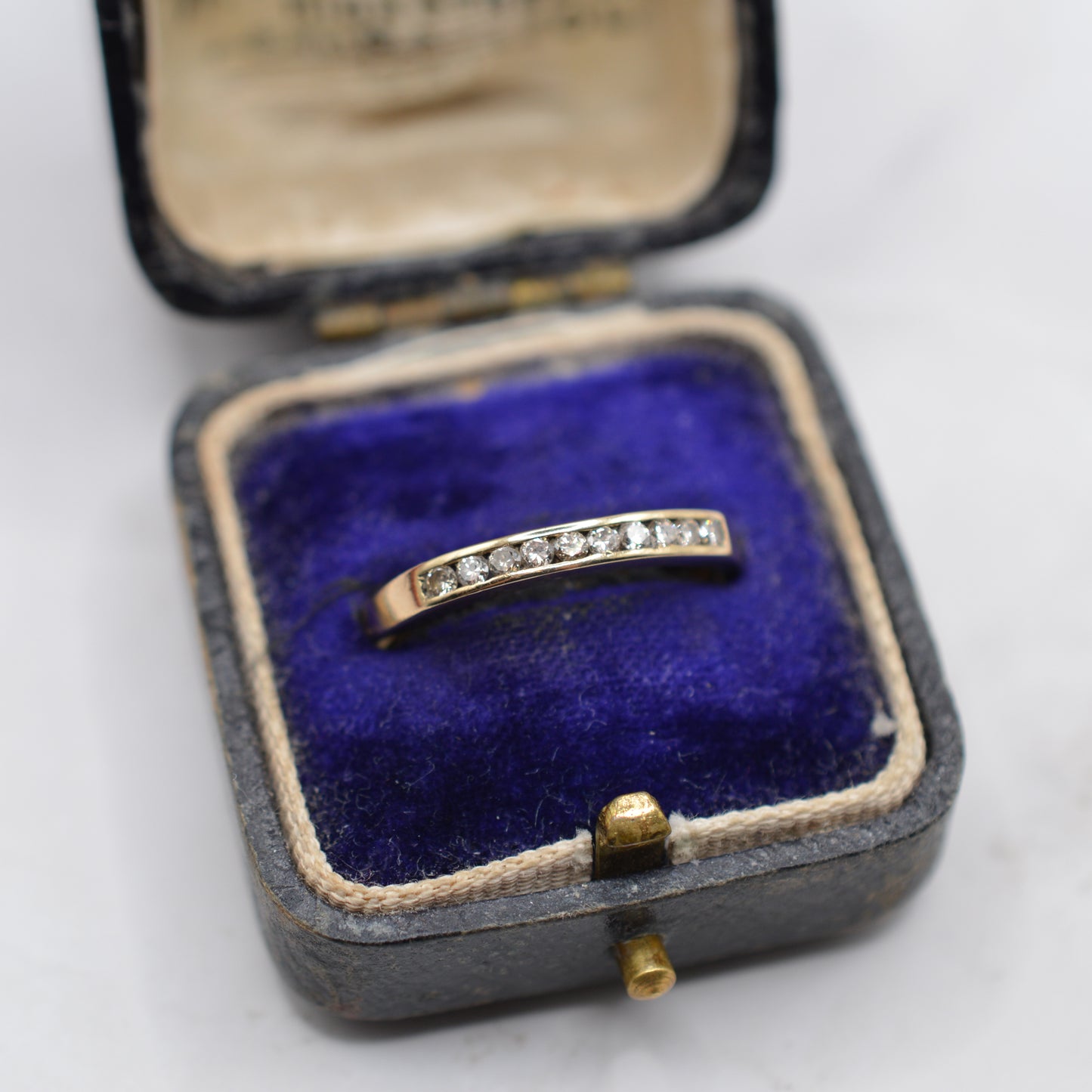 9ct Gold 0.25ct Diamond Half-Eternity Ring