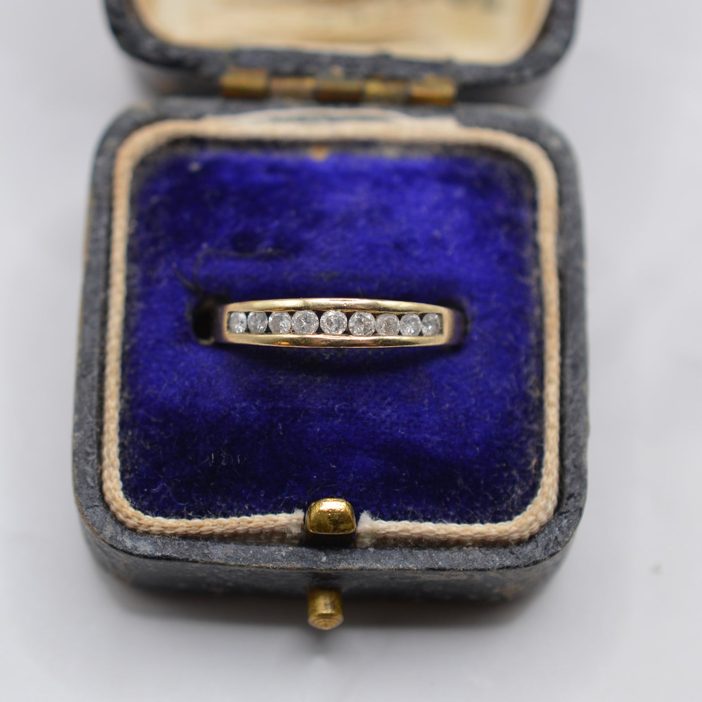 9ct Gold 0.25ct Diamond Half-Eternity Ring