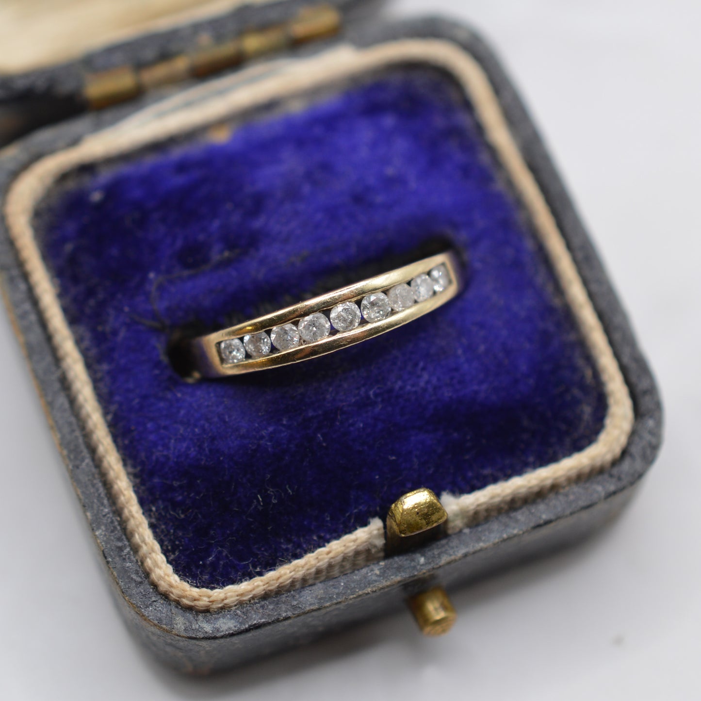 9ct Gold 0.25ct Diamond Half-Eternity Ring