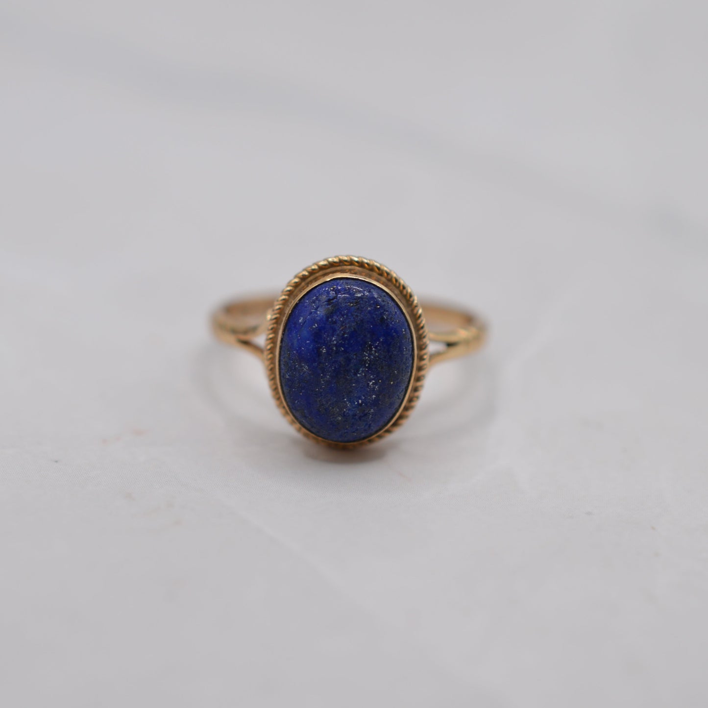 9ct Gold Lapis Lazuli Ring