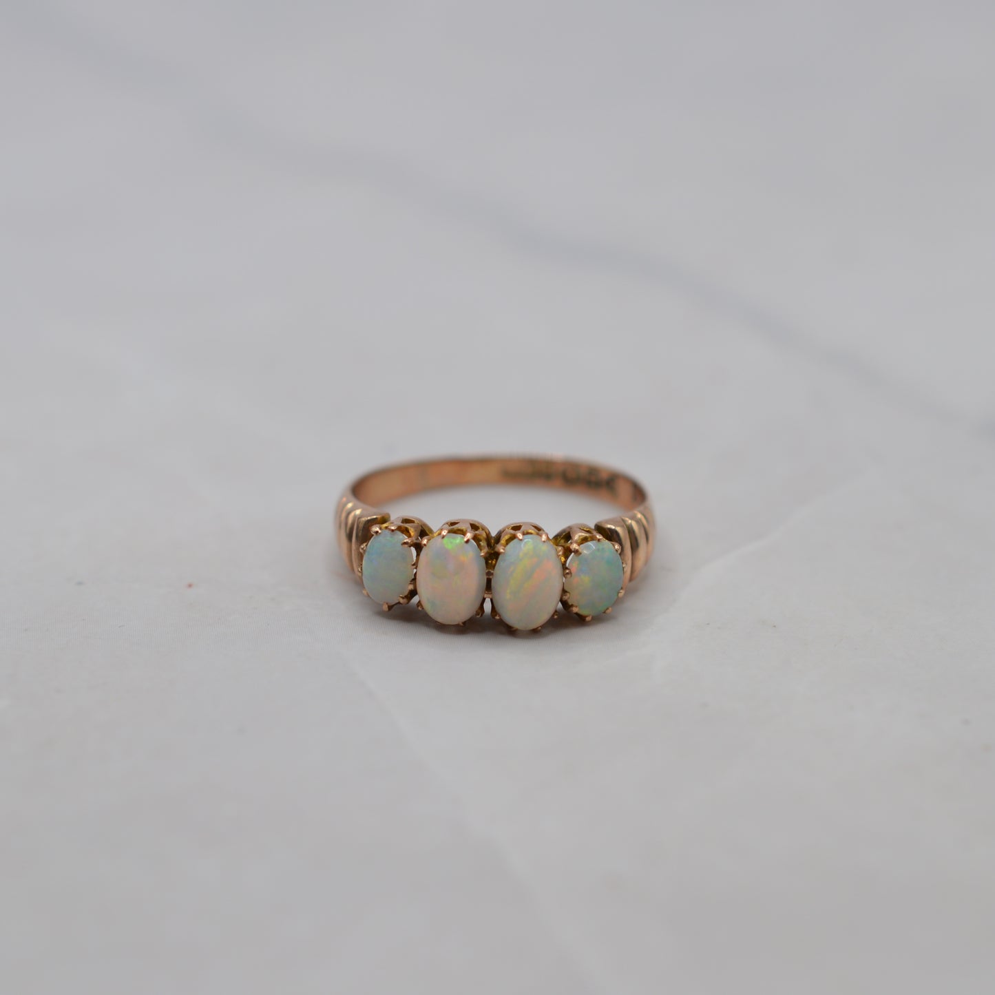 Antique Edwardian 1902 Opal Four-Stone Ring