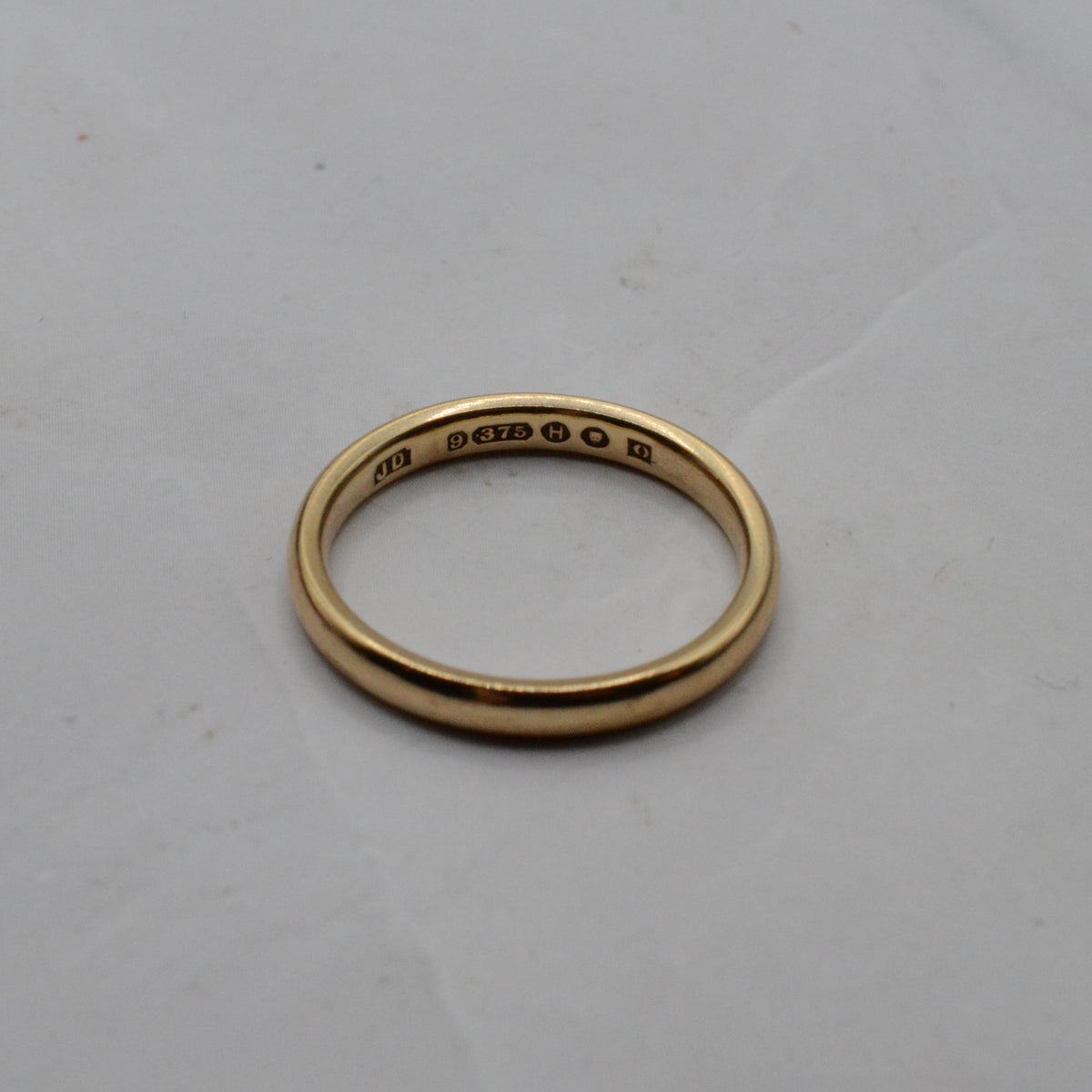 1940s Vintage 9ct Gold Wedding Band Ring