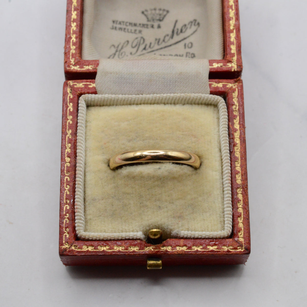 1940s Vintage 9ct Gold Wedding Band Ring