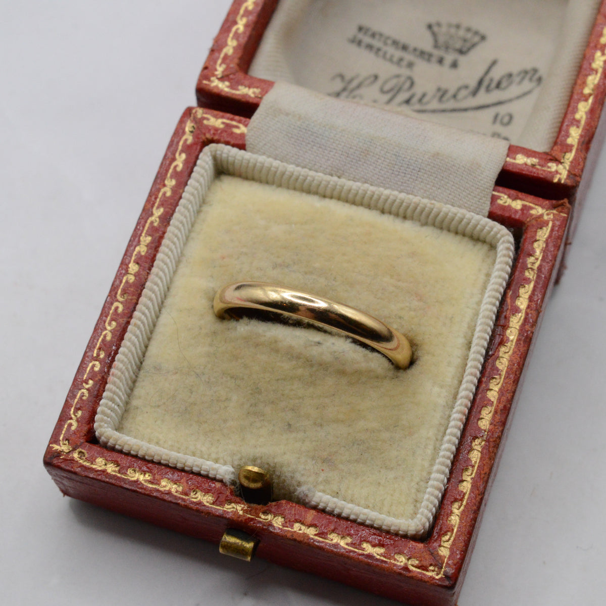 1940s Vintage 9ct Gold Wedding Band Ring