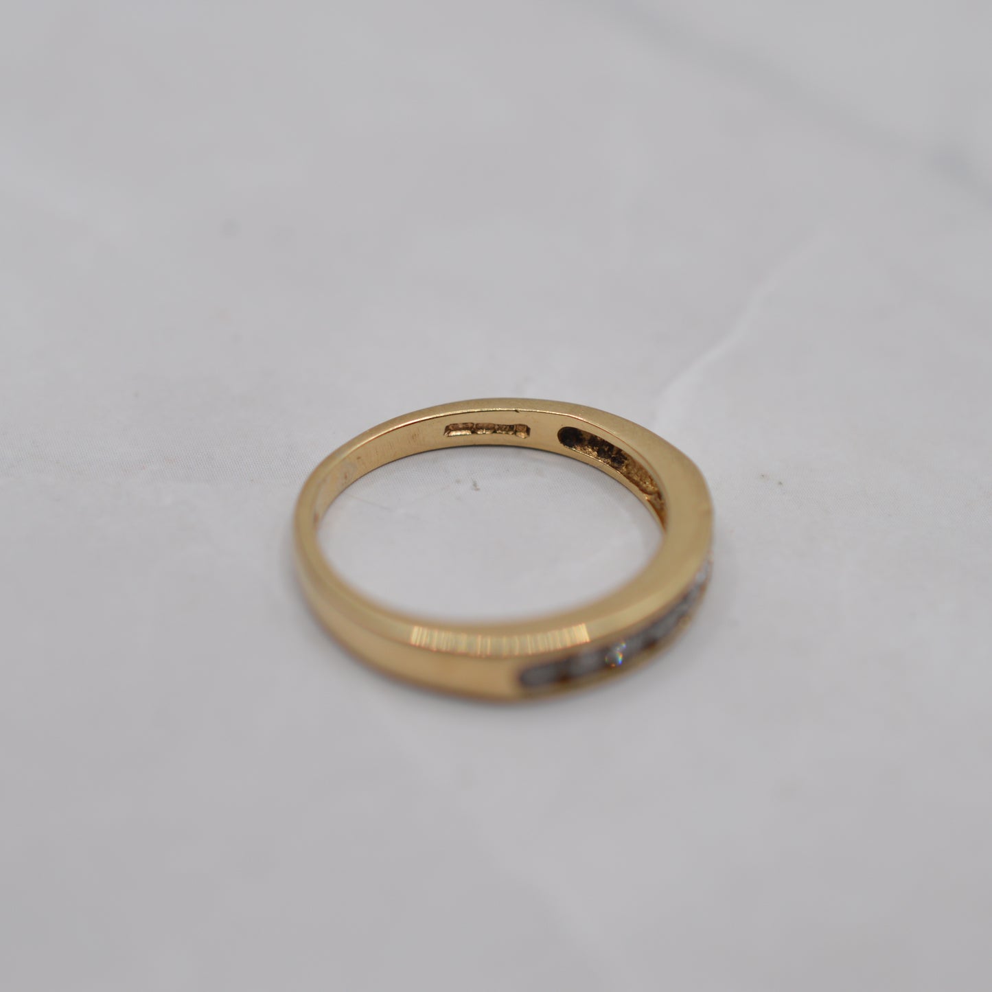 9ct Gold 0.33ct Diamond Half-Eternity Ring