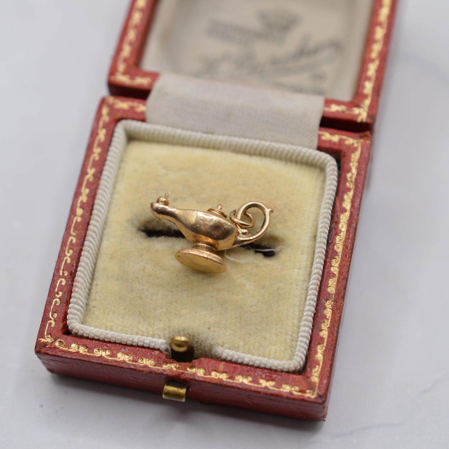 1960s Vintage 9ct Gold Genie Lamp Charm