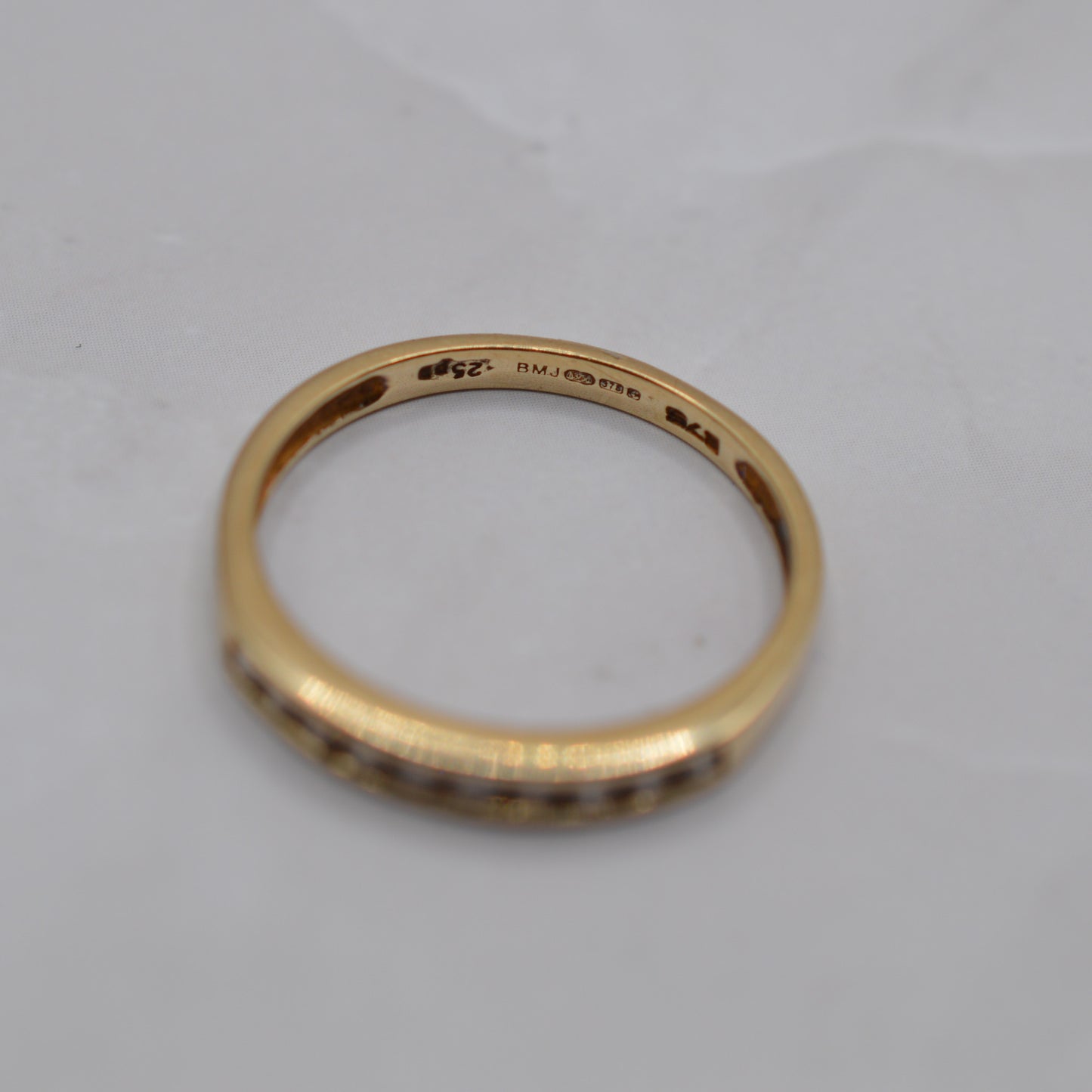9ct Gold Diamond Half-Eternity Ring