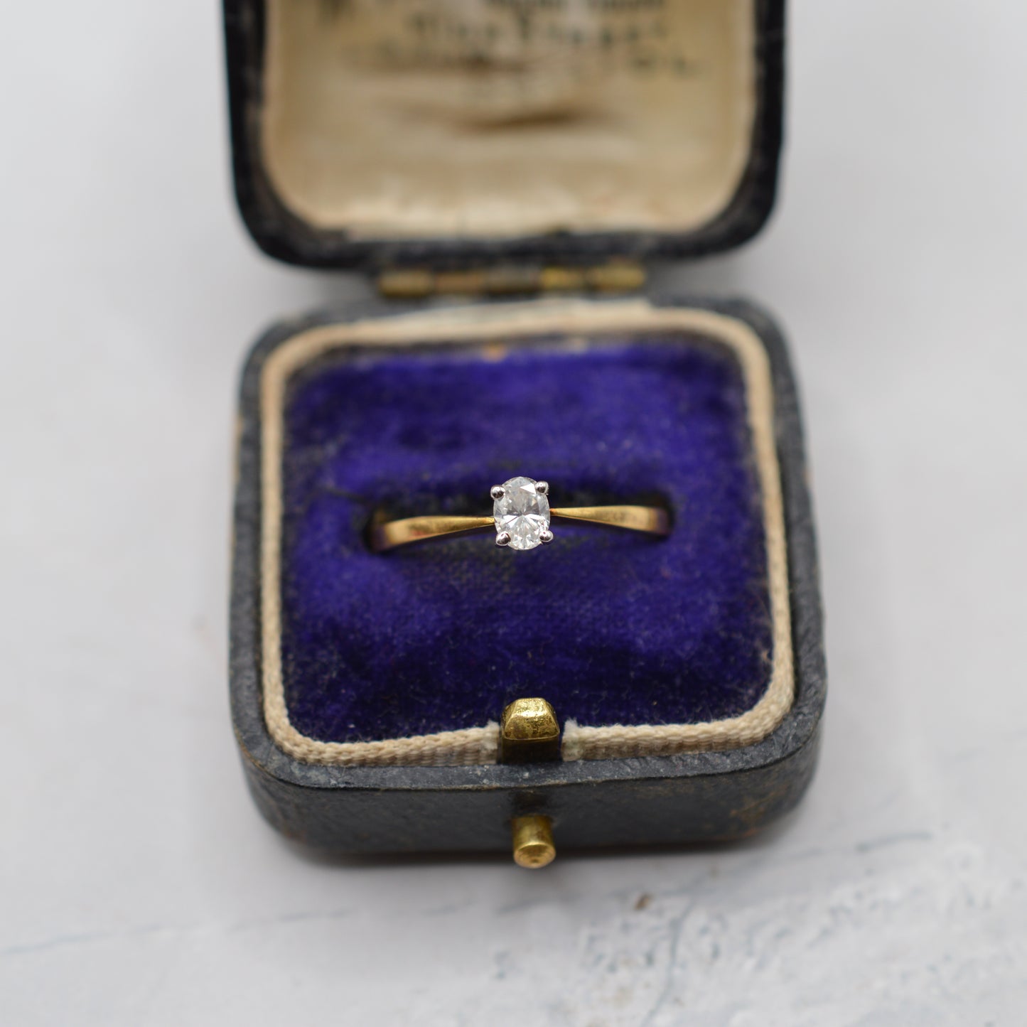18ct Gold Diamond Solitaire Ring