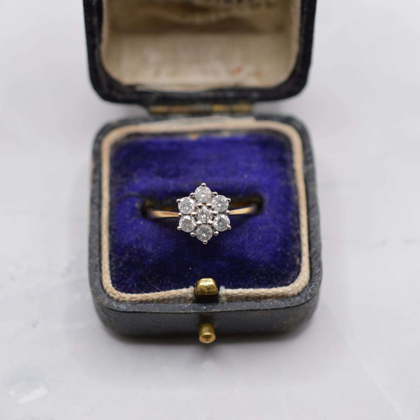 18ct Gold 0.50ct Diamond Cluster Ring