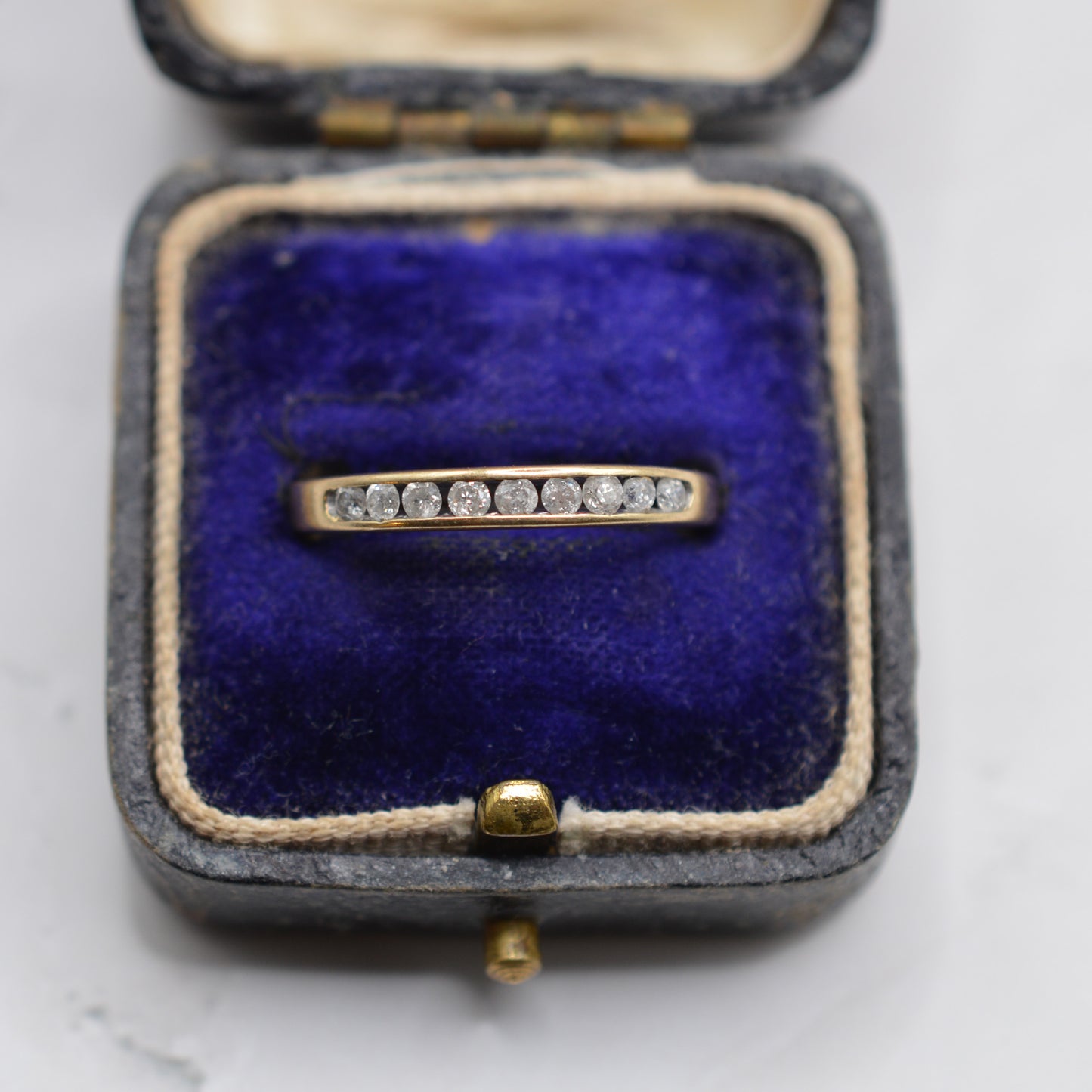 9ct Gold 0.25ct Diamond Half-Eternity Ring