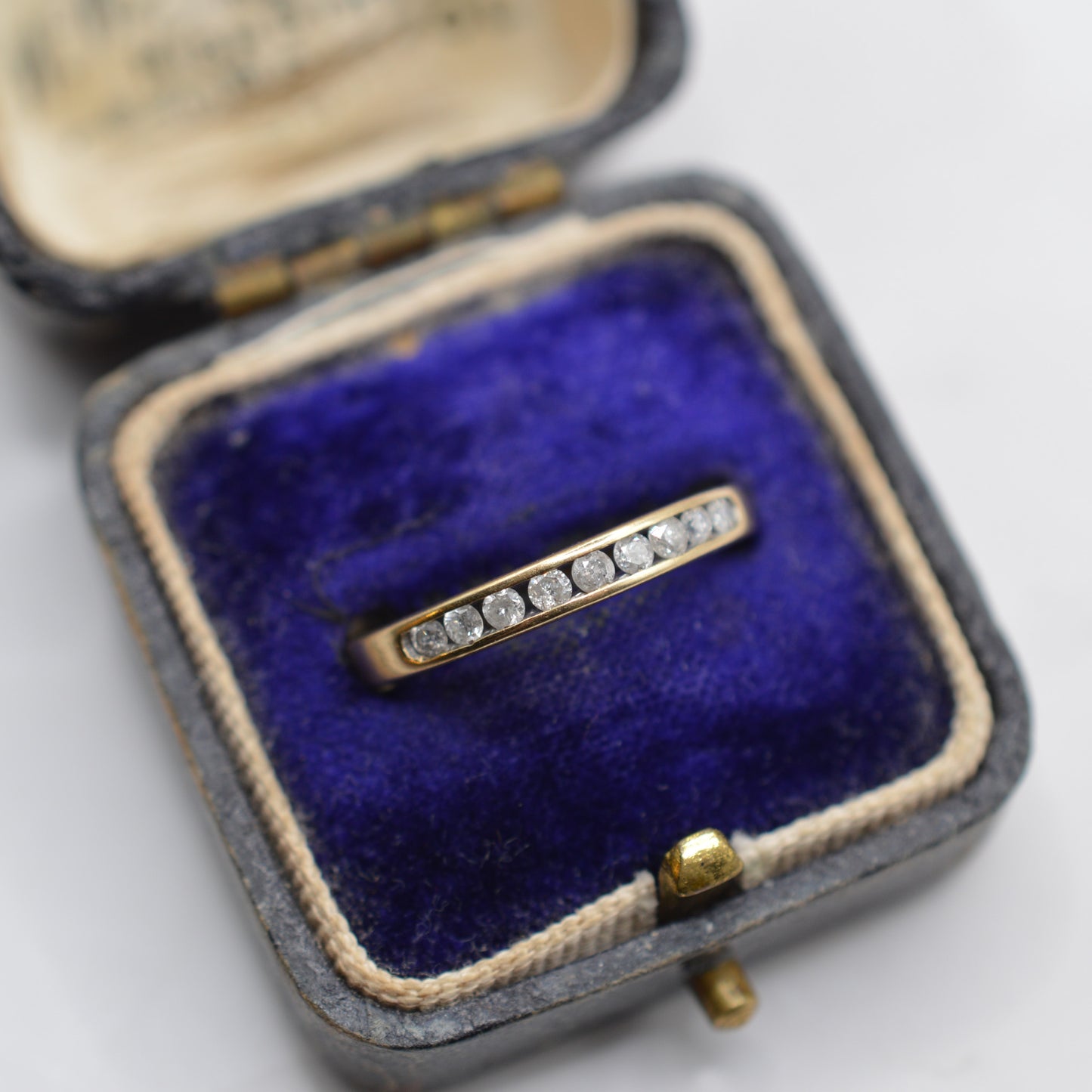 9ct Gold 0.25ct Diamond Half-Eternity Ring