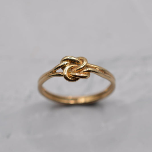 1970s Vintage 9ct Gold Knot Ring