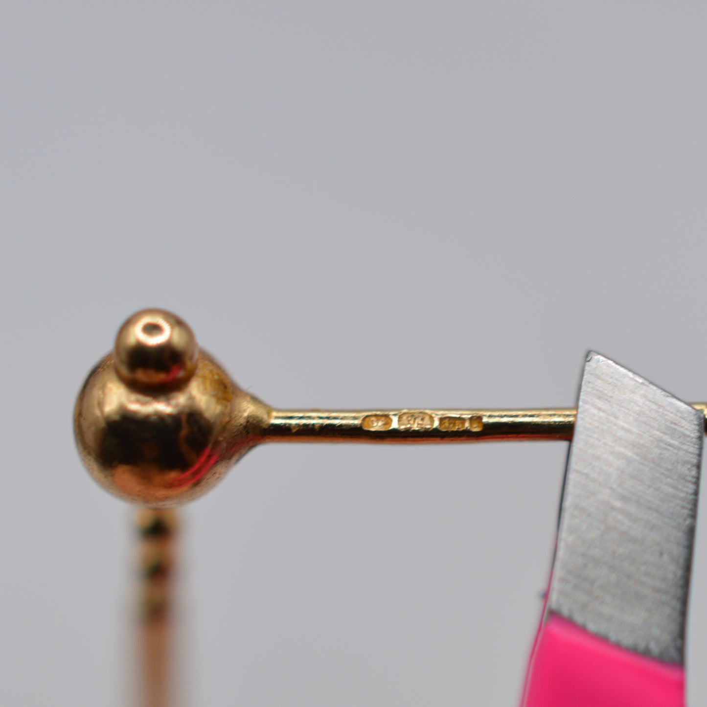 9ct Gold Bead Drop Earrings