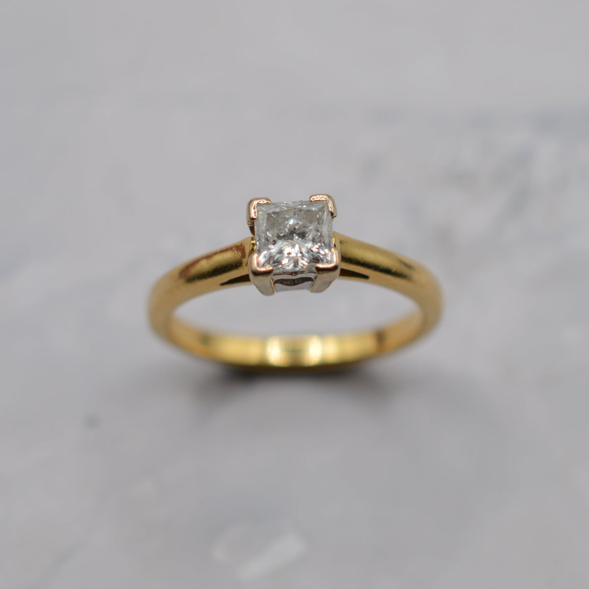 Y2K 18ct Gold 0.50ct Diamond Solitaire Ring
