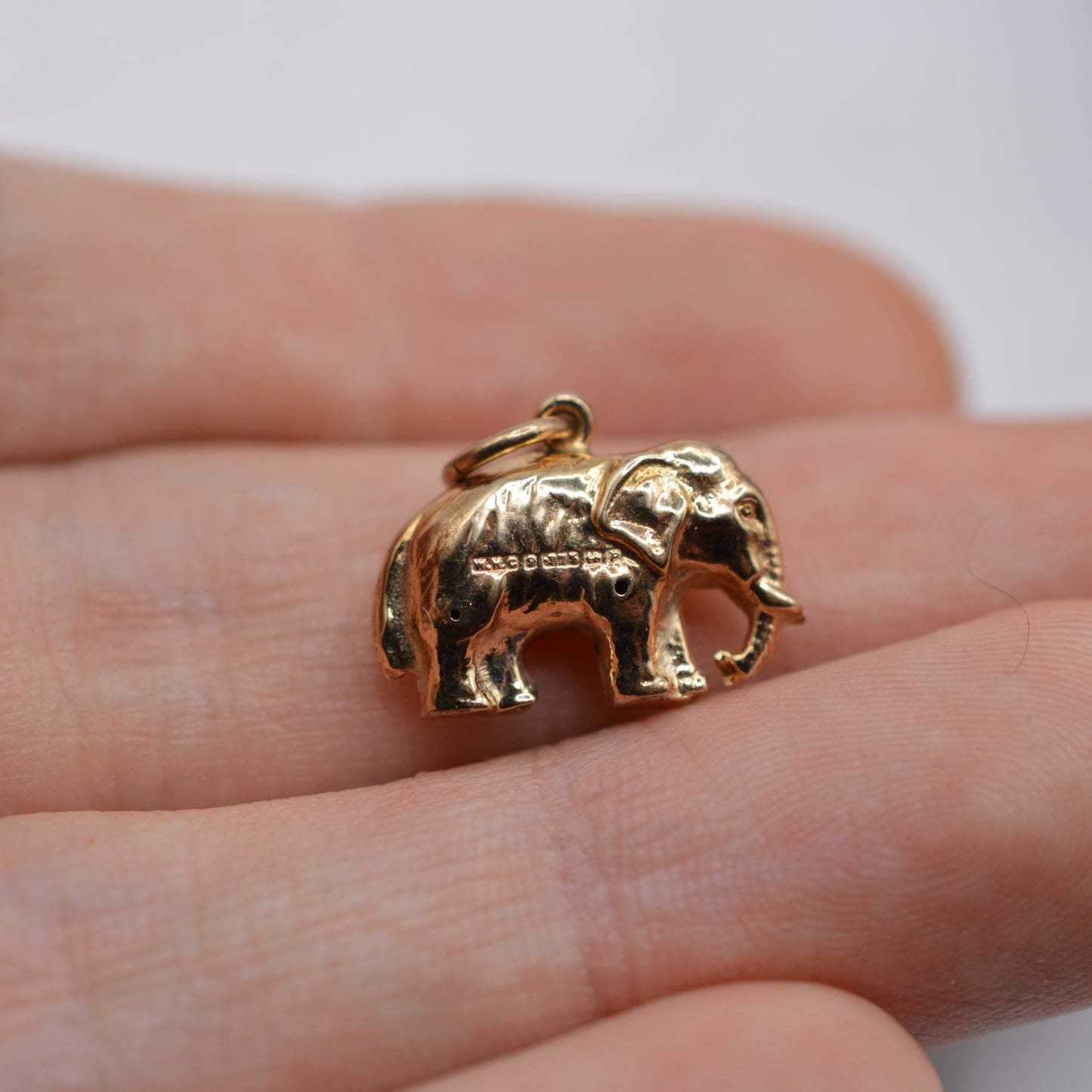 1980s 9ct Gold Elephant Charm