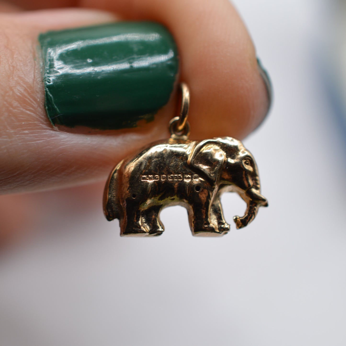 1980s 9ct Gold Elephant Charm