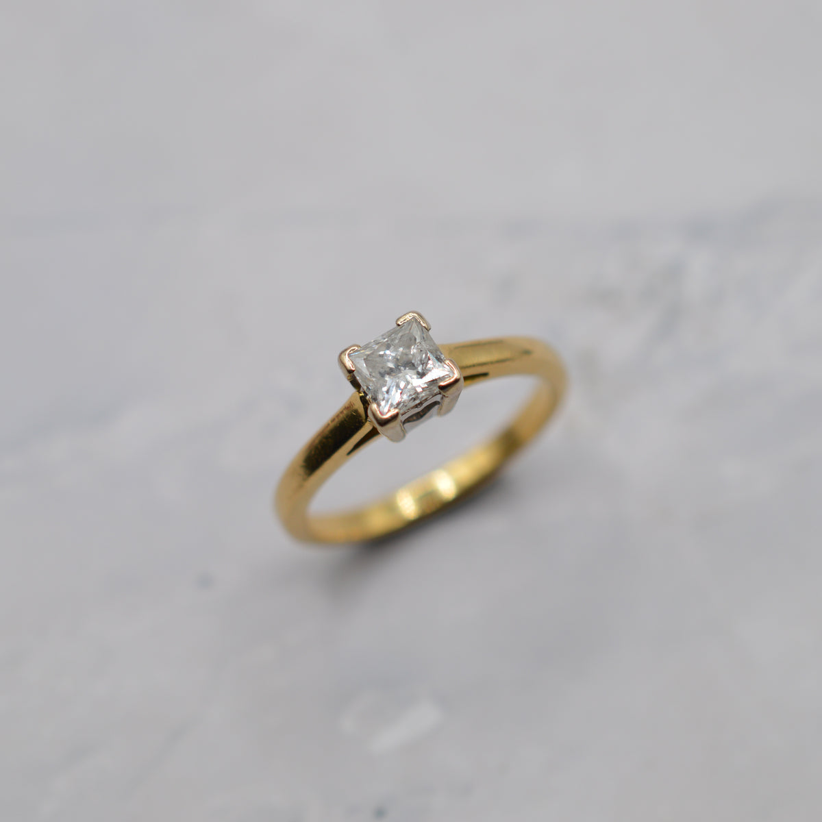Y2K 18ct Gold 0.50ct Diamond Solitaire Ring