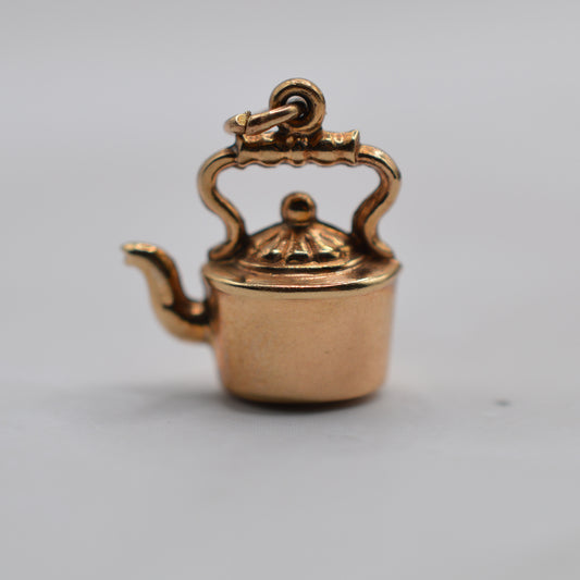 1950s Vintage 9ct Gold Teapot Charm