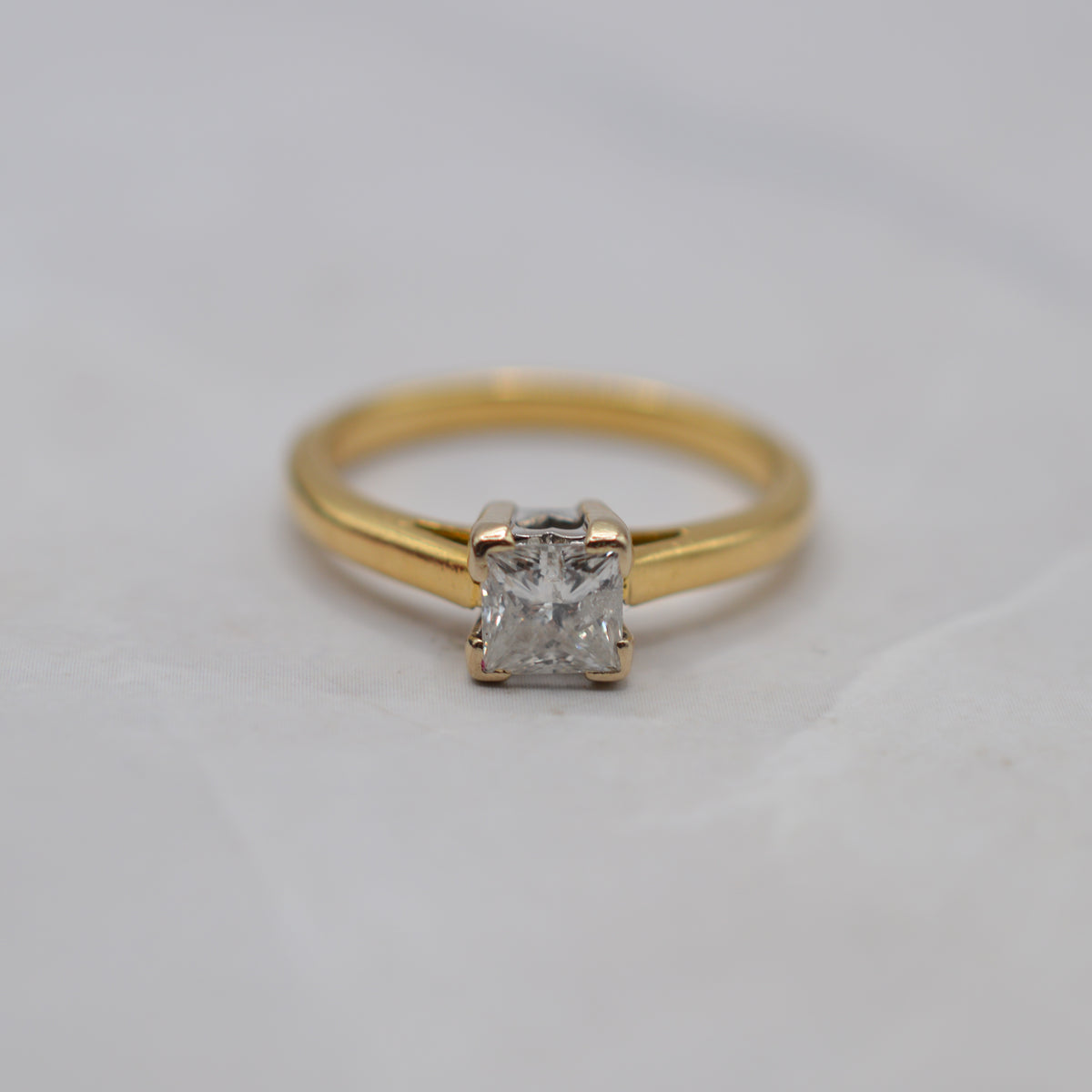Y2K 18ct Gold 0.50ct Diamond Solitaire Ring