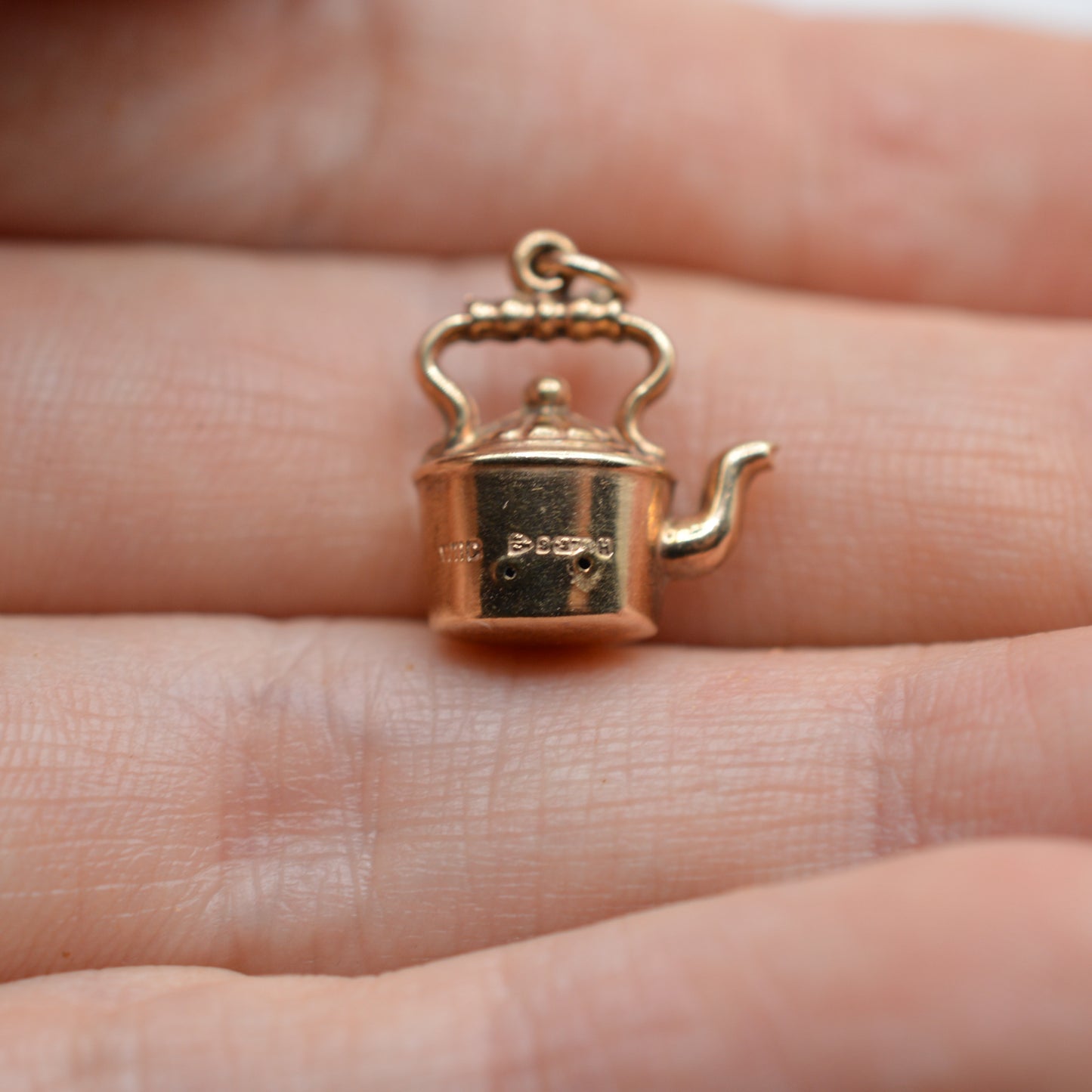 1950s Vintage 9ct Gold Teapot Charm