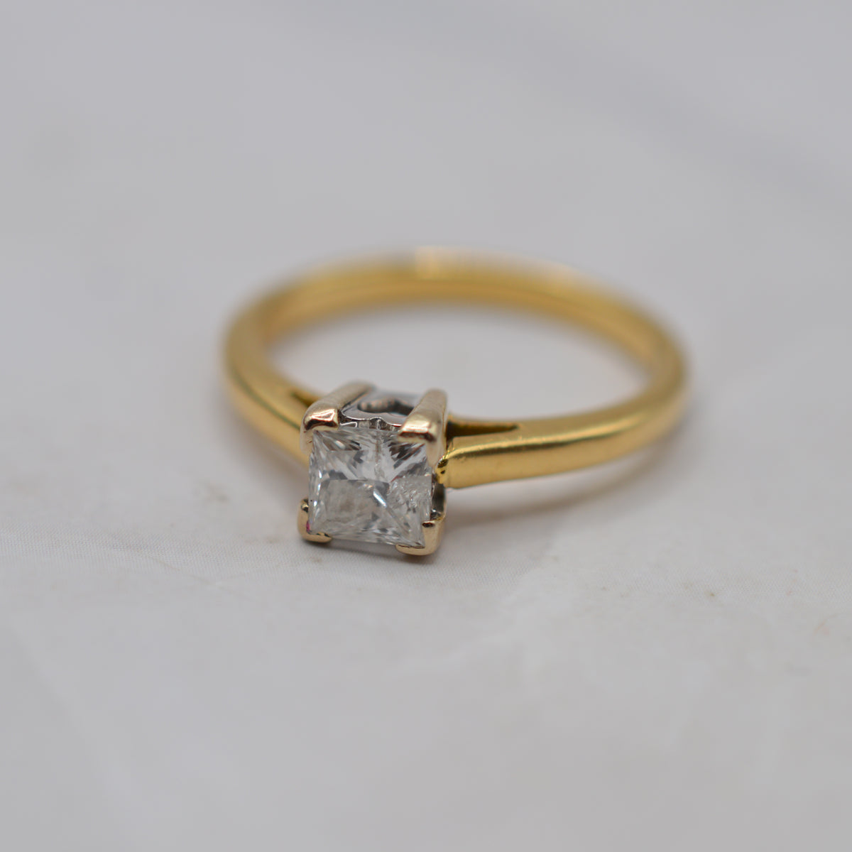 Y2K 18ct Gold 0.50ct Diamond Solitaire Ring