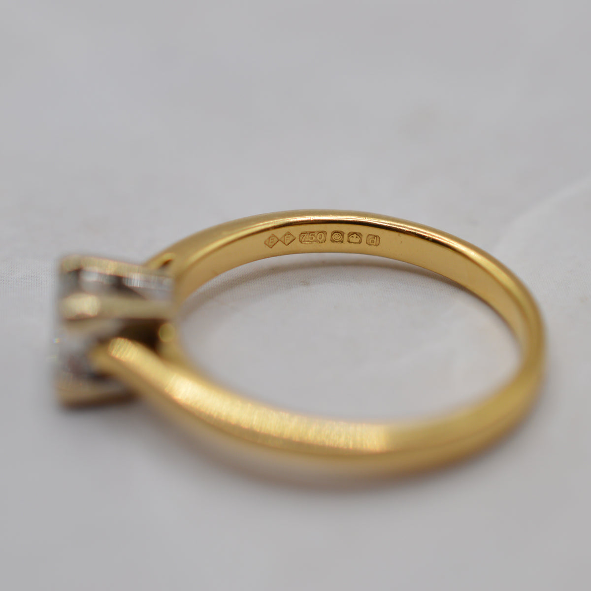 Y2K 18ct Gold 0.50ct Diamond Solitaire Ring