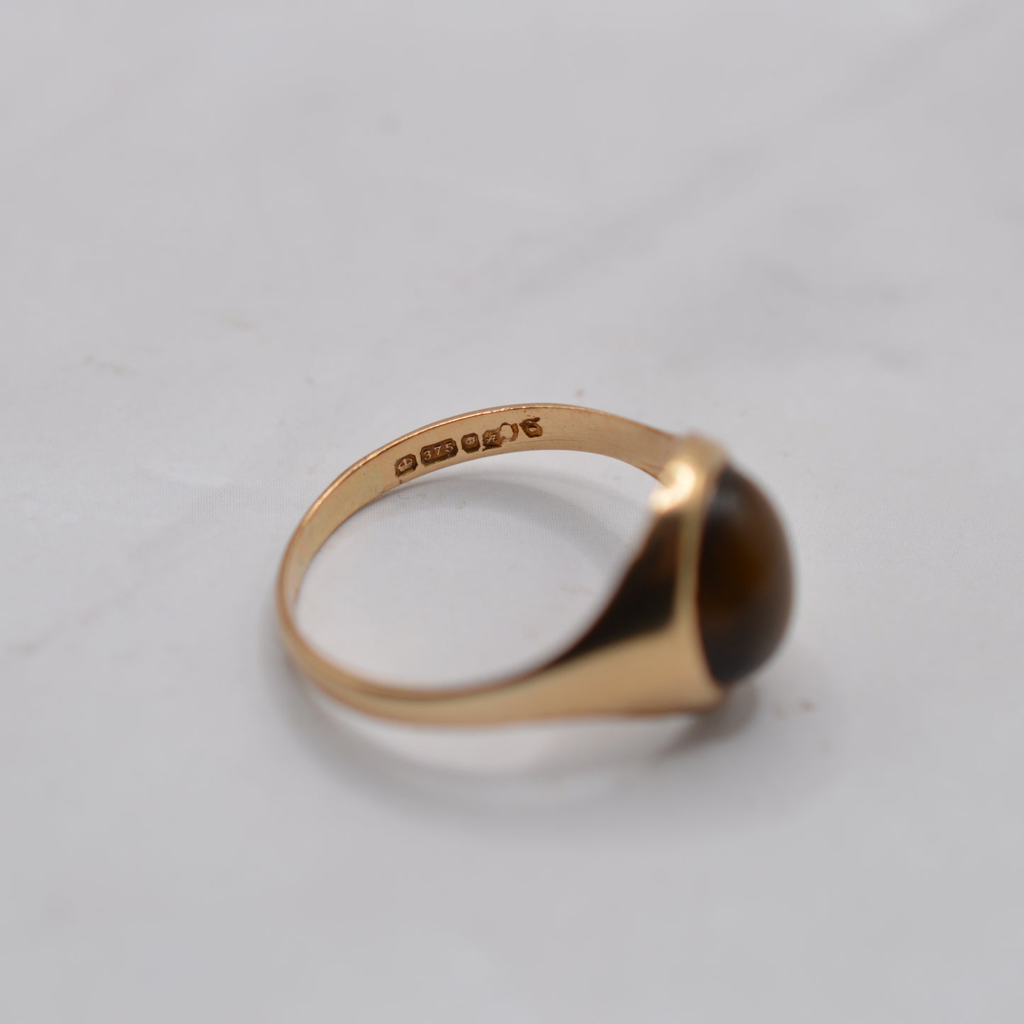 1970s Vintage 9ct Gold Tiger’s Eye Ring