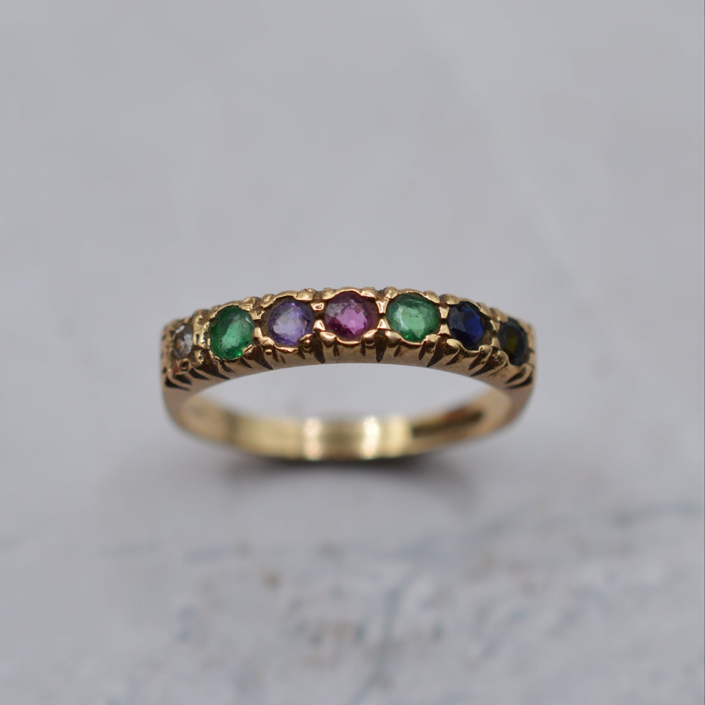 1980s 9ct Gold 'DEAREST' Ring