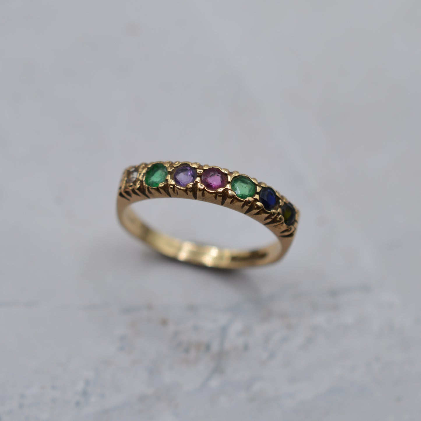1980s 9ct Gold 'DEAREST' Ring