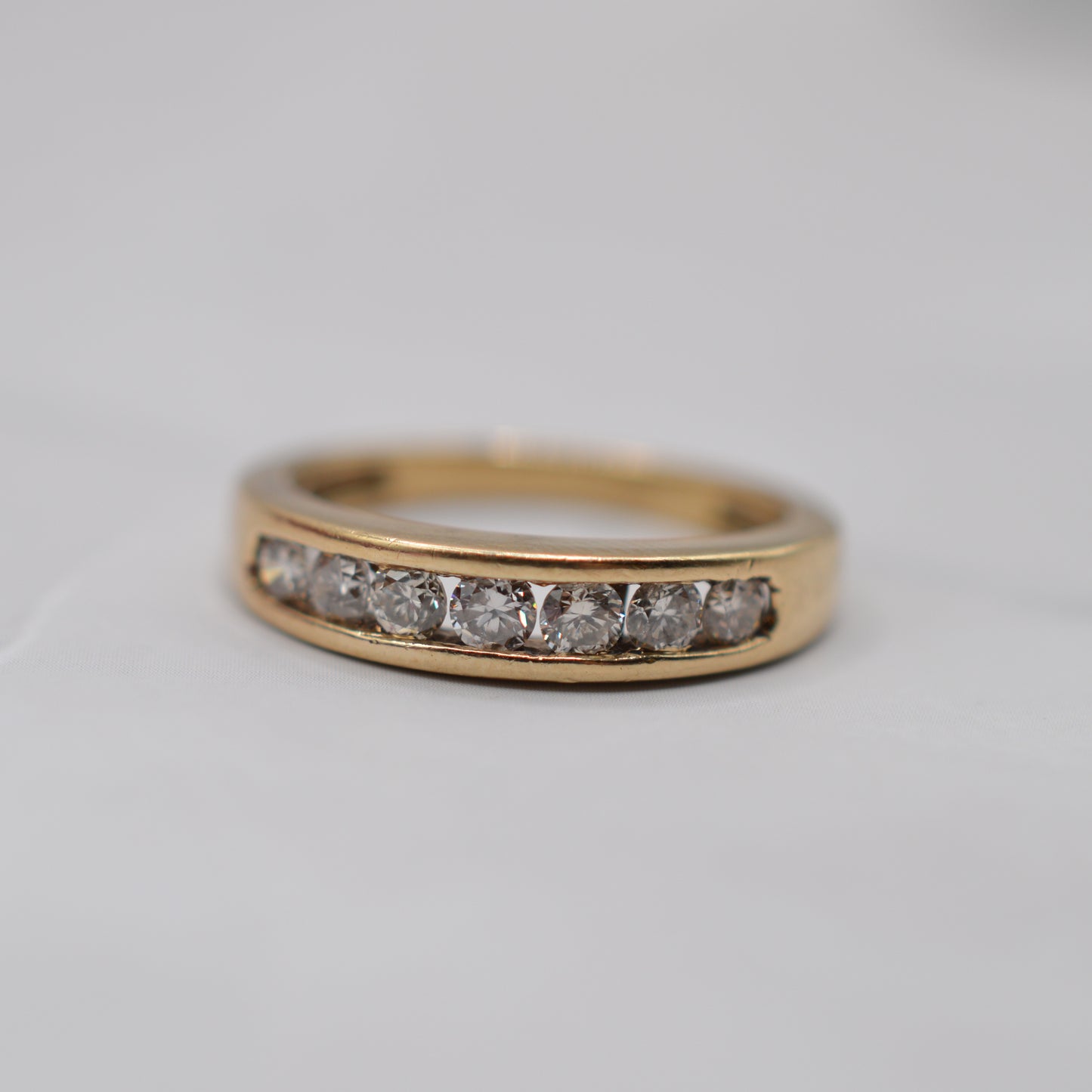 9ct Gold 0.50ct Diamond Half-Eternity Ring