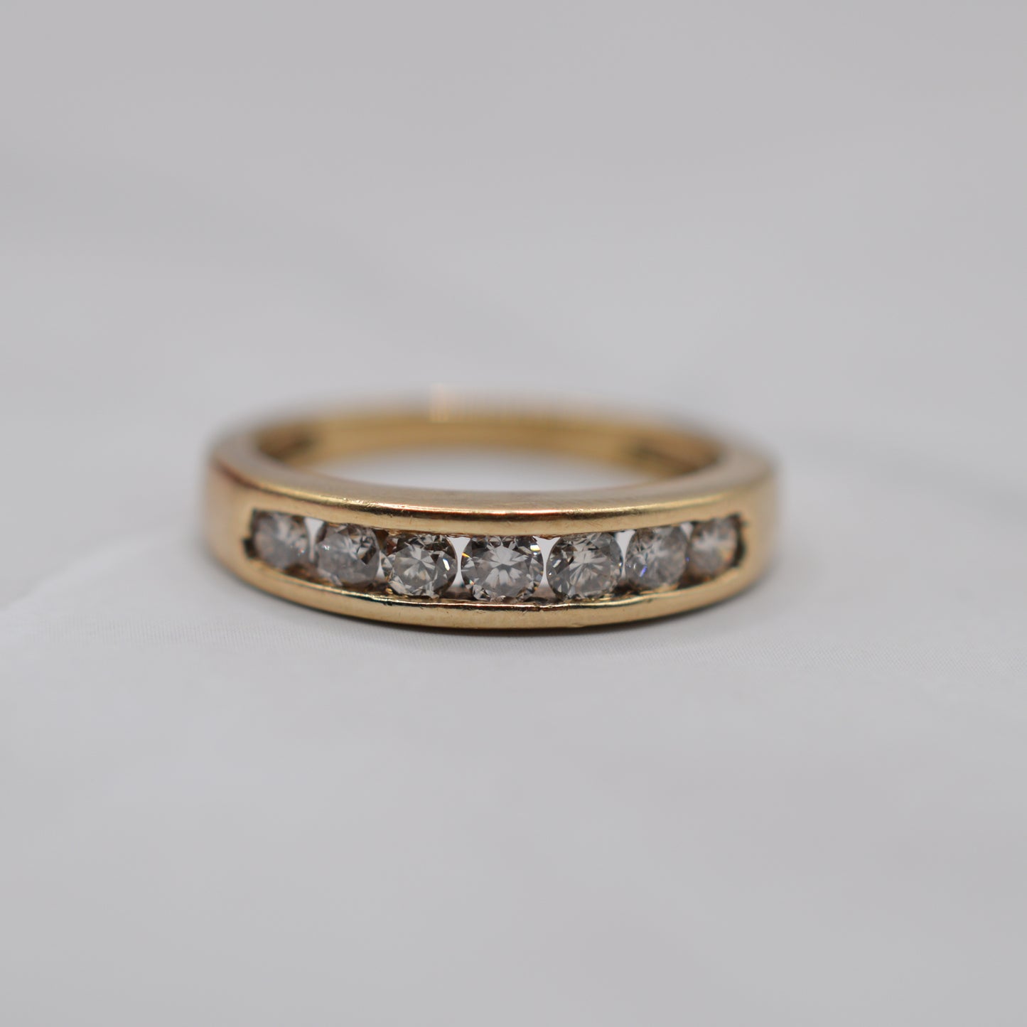 9ct Gold 0.50ct Diamond Half-Eternity Ring