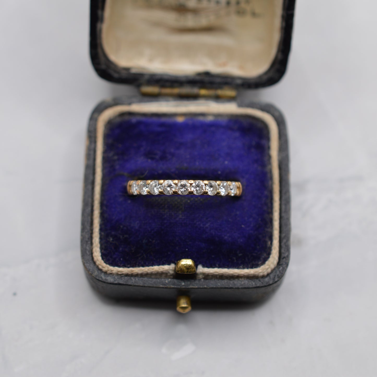 18ct Gold 0.50ct Diamond Half-Eternity Ring