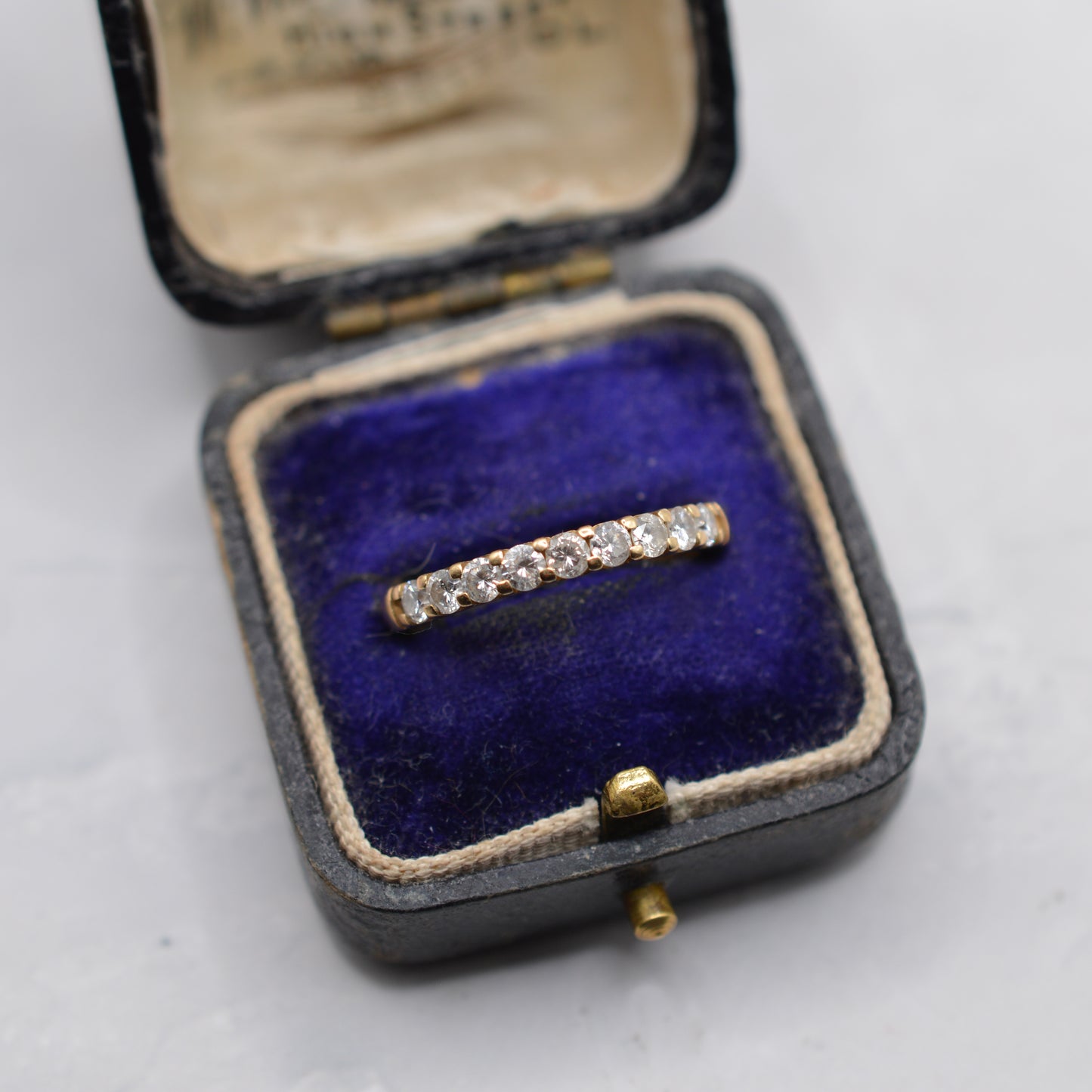 18ct Gold 0.50ct Diamond Half-Eternity Ring