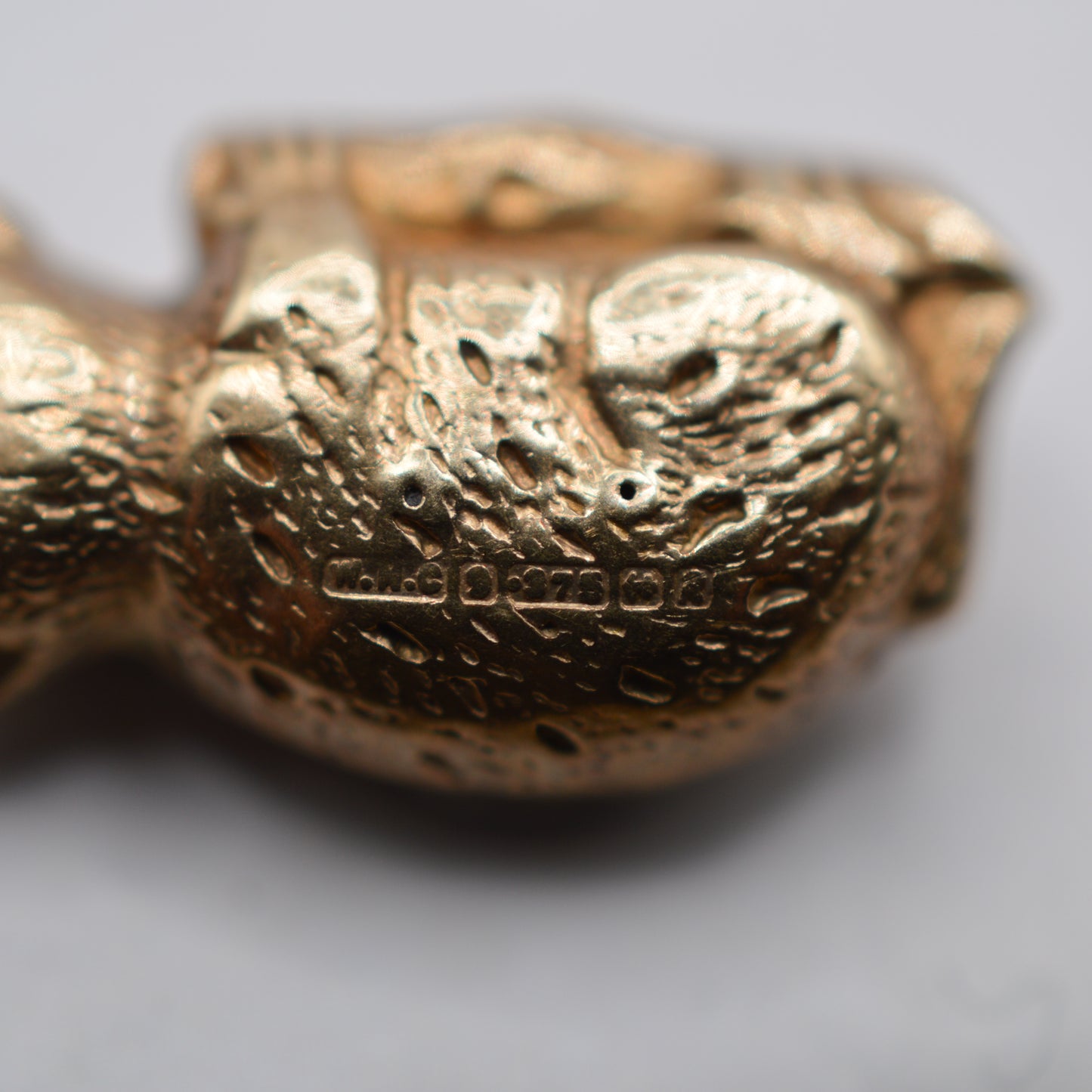 1960s Vintage 9ct Gold Koala Bear Charm