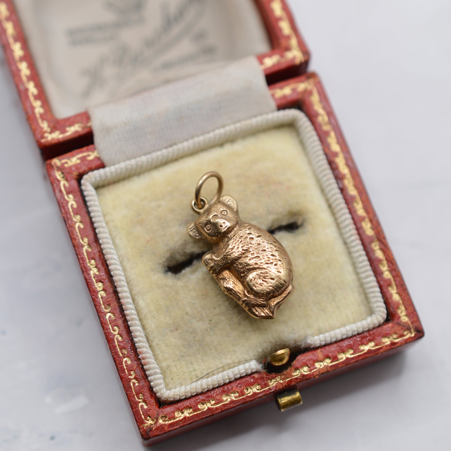 1960s Vintage 9ct Gold Koala Bear Charm
