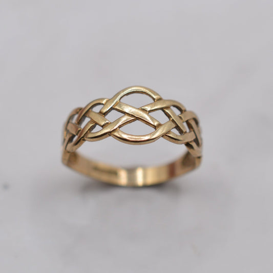9ct Gold Celtic Braid Ring